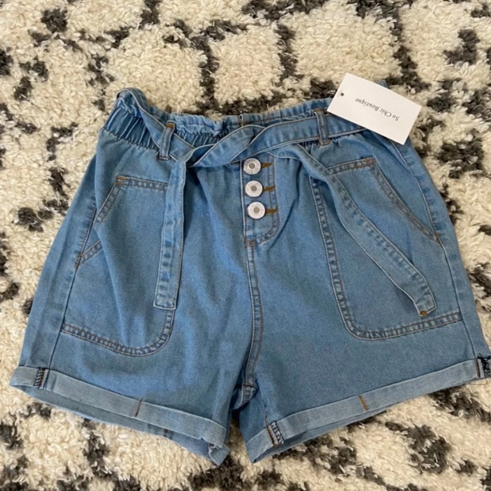 nWT size small paper bag shorts